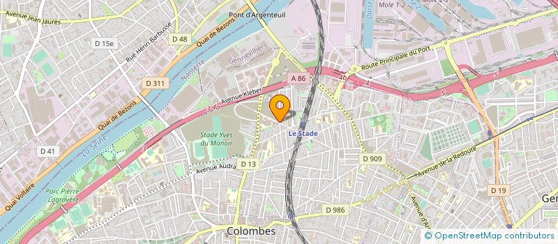 localisation de l'entreprise V.W.I.T. à COLOMBES
