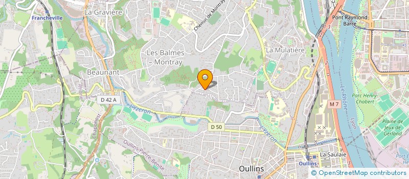 localisation de l'entreprise V.W.M  SAINTE-FOY-LES-LYON