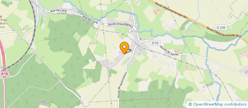 localisation de l'entreprise V.Y.G. INVESTISSEMENTS  CONDETTE