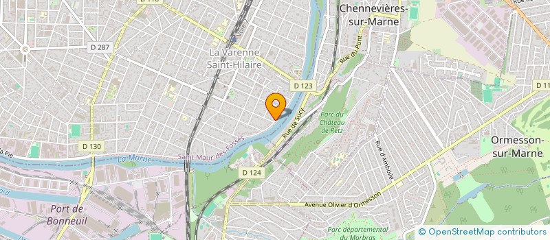 localisation de l'entreprise V ZERO WINERY  SAINT-MAUR-DES-FOSSES