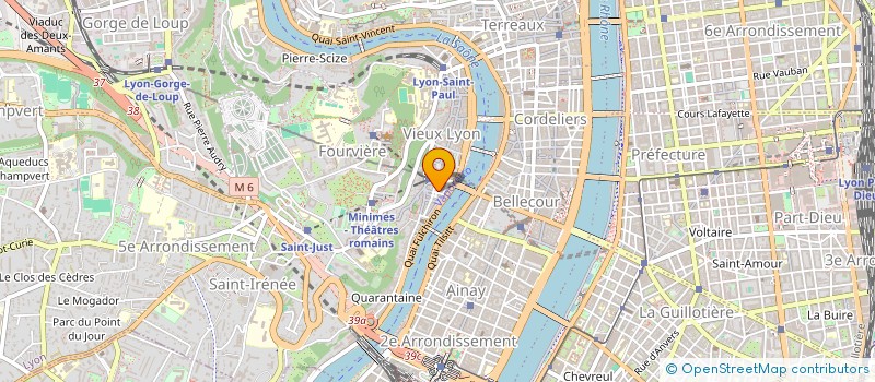 localisation de l'entreprise V1  LYON