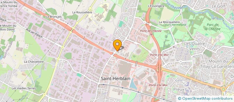 localisation de l'entreprise V10 à SAINT-HERBLAIN
