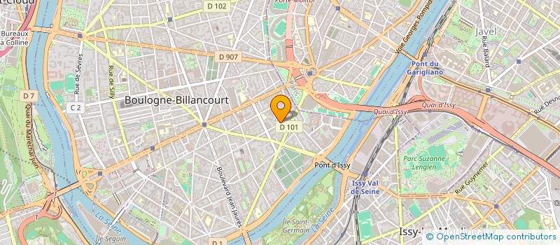 localisation de l'entreprise V12 INTERNATIONAL à BOULOGNE-BILLANCOURT