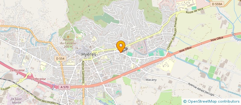 localisation de l'entreprise V1KCOEUR (LU VAINQUEUR) (V1KX) à HYERES