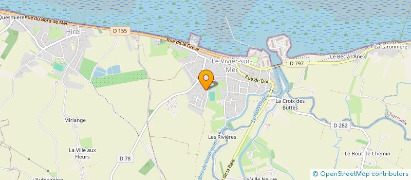 localisation de l'entreprise V2  ROZ-LANDRIEUX