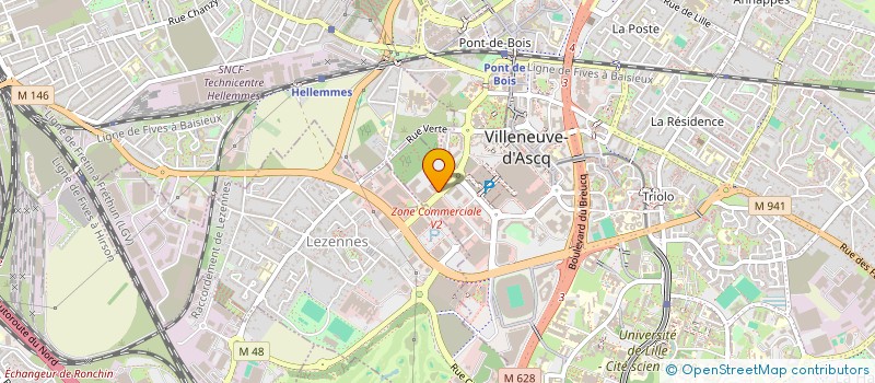 localisation de l'entreprise V2 AMENAGEMENTS à VILLENEUVE-D'ASCQ