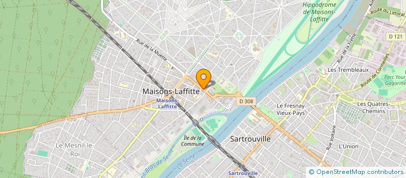 localisation de l'entreprise V2 PACK à MAISONS-LAFFITTE