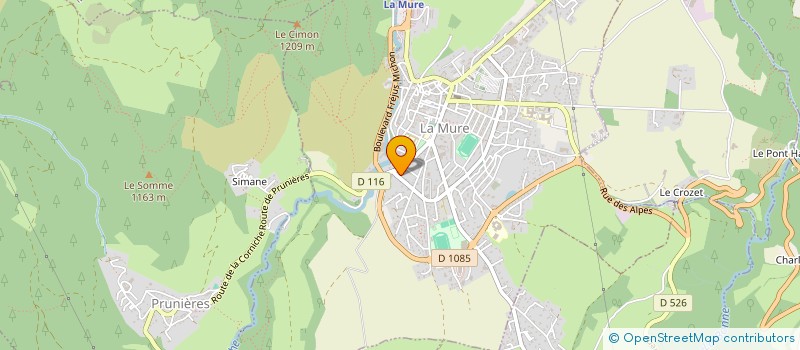 localisation de l'entreprise V2AG  LA MURE