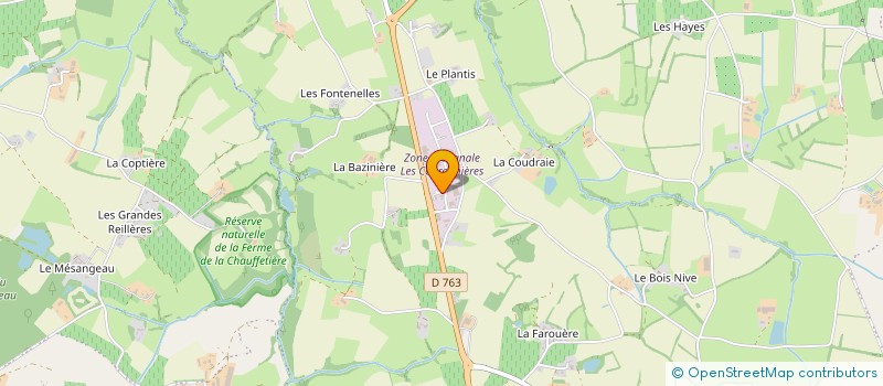 localisation de l'entreprise V2B BATIMENT  OREE-D'ANJOU