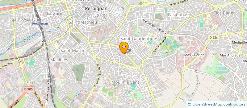 localisation de l'entreprise V2C à PERPIGNAN