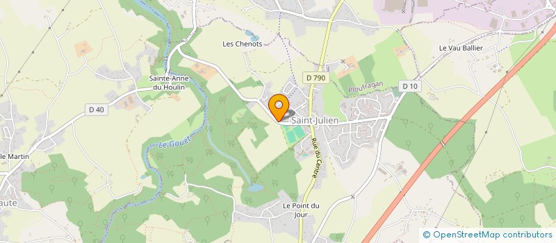 localisation de l'entreprise V2C  SAINT-JULIEN