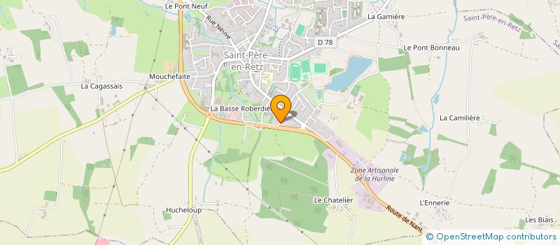 localisation de l'entreprise V2C PLOMBERIE  SAINT-PERE-EN-RETZ