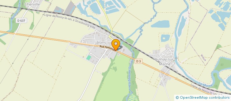 localisation de l'entreprise V2CM  AULNAY-SUR-MARNE