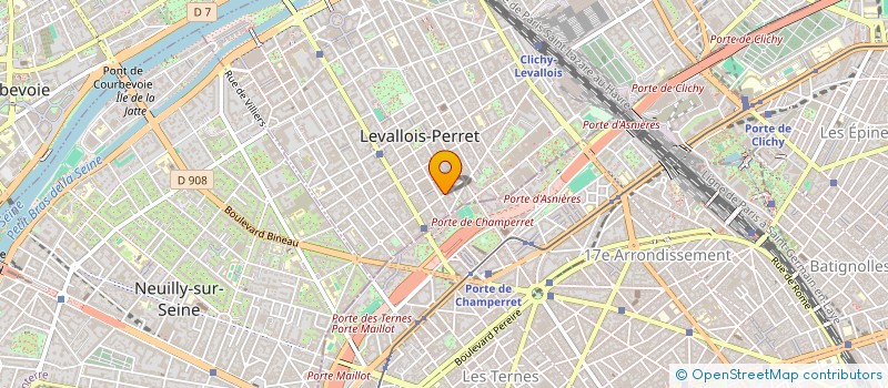 localisation de l'entreprise V2D à LEVALLOIS-PERRET