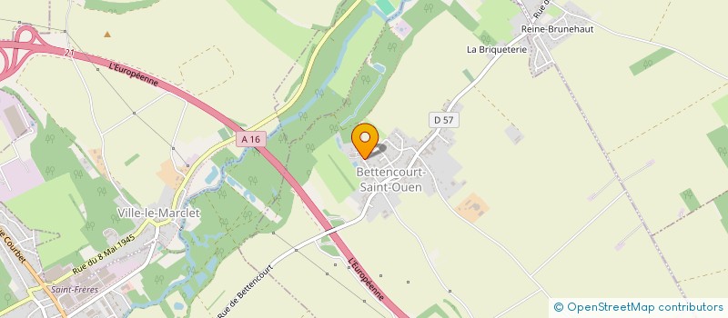 localisation de l'entreprise V2E  BETTENCOURT-SAINT-OUEN