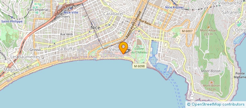 localisation de l'entreprise V2F à NICE