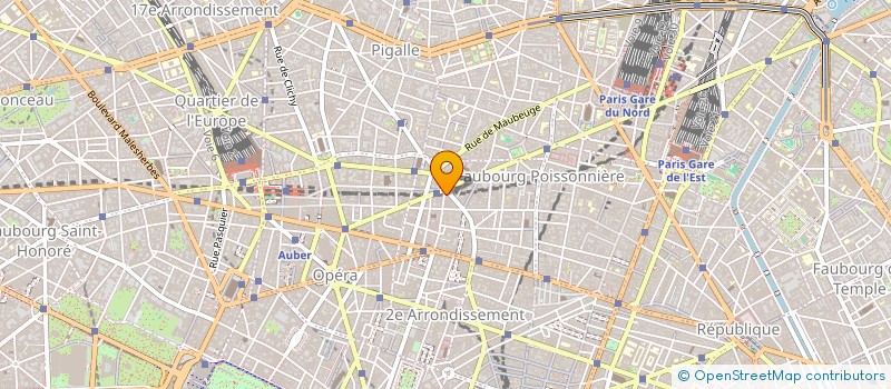 localisation de l'entreprise V2F  PARIS