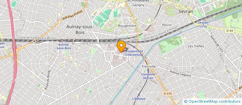 localisation de l'entreprise V2F IMMO à AULNAY-SOUS-BOIS