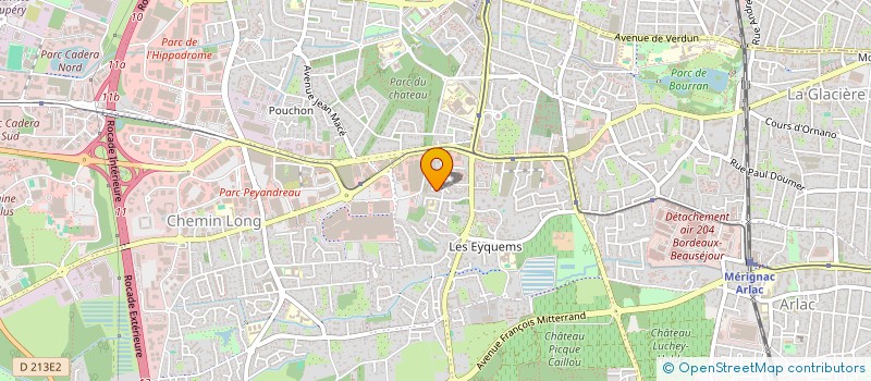 localisation de l'entreprise V2H HOLDING  MERIGNAC