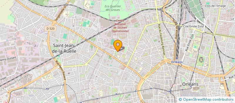 localisation de l'entreprise V2J à SAINT-DENIS-EN-VAL