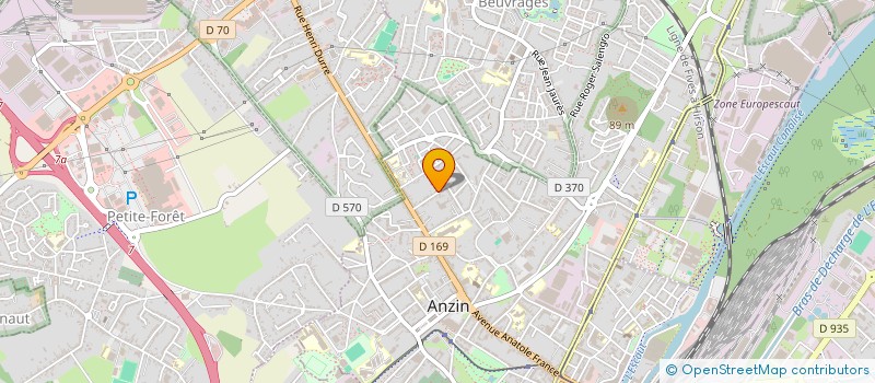 localisation de l'entreprise V2JP  RAISMES