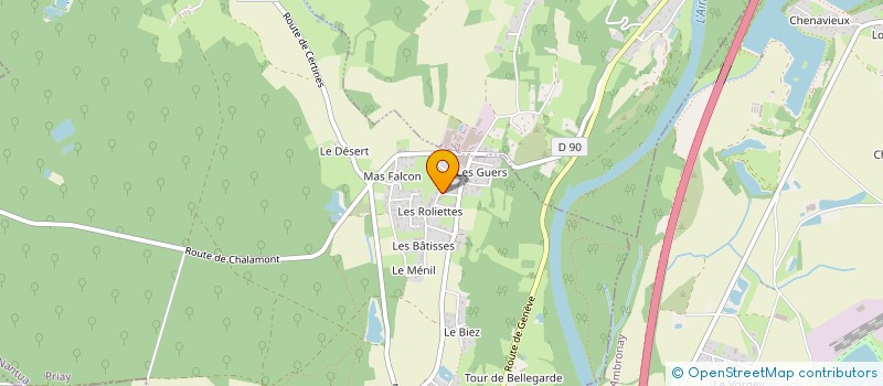 localisation de l'entreprise V2L à BOURG-EN-BRESSE