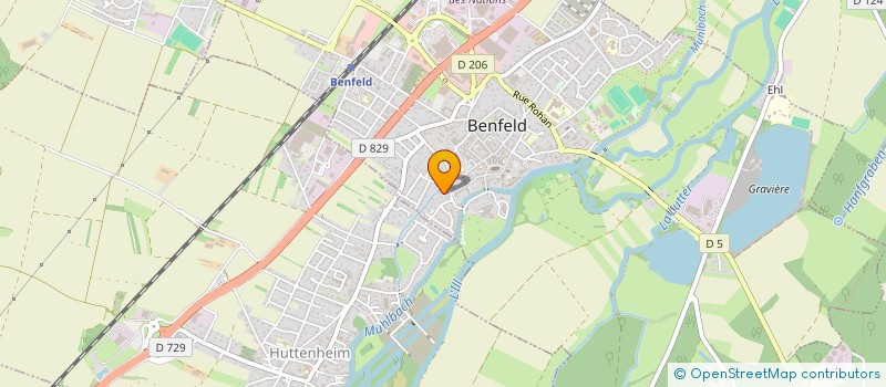 localisation de l'entreprise V2L  OBERNAI