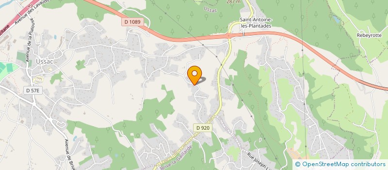 localisation de l'entreprise V2L  BRIVE-LA-GAILLARDE