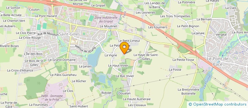 localisation de l'entreprise V2L à SAINT-GILLES