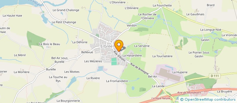 localisation de l'entreprise V2L ENVIRONNEMENT à TAILLIS