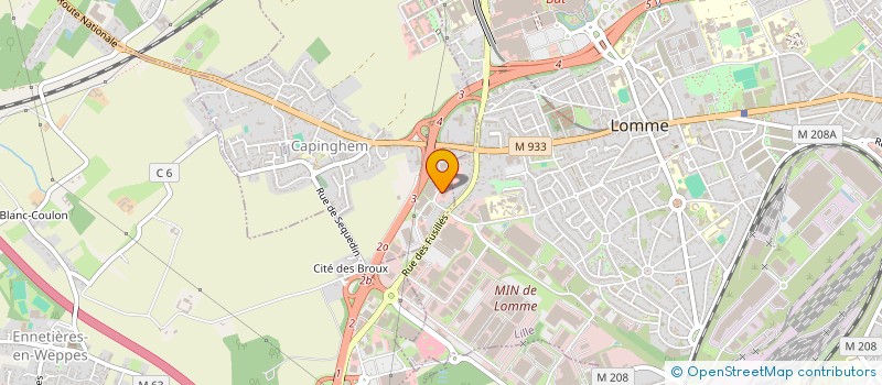 localisation de l'entreprise V2L EQUIPEMENT à LILLE