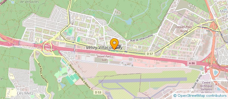 localisation de l'entreprise V2L-IMMO  VELIZY-VILLACOUBLAY