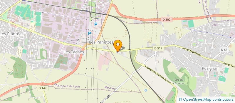 localisation de l'entreprise V2L IMMO  PUSIGNAN