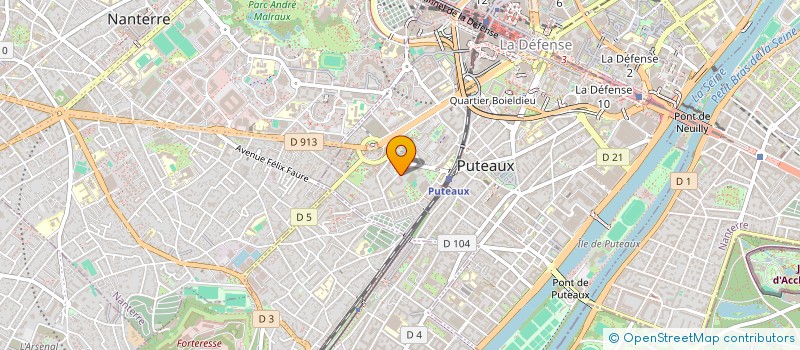 localisation de l'entreprise V2L INVEST  PUTEAUX