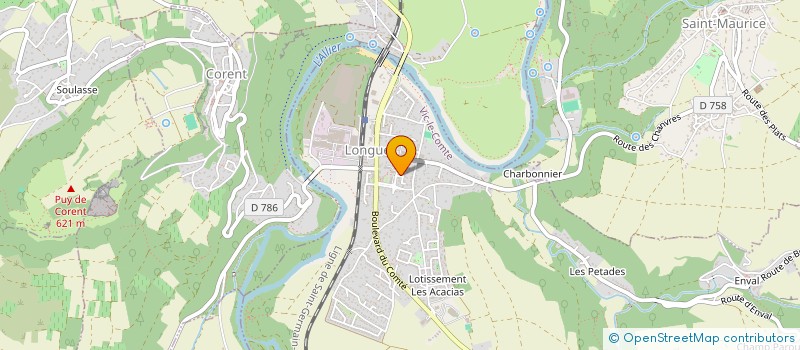 localisation de l'entreprise V2L TRAVAUX  VIC-LE-COMTE