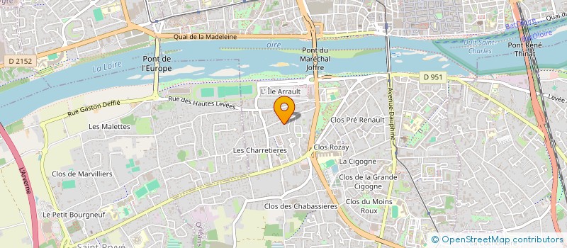 localisation de l'entreprise V2LC CONSEIL à ORLEANS