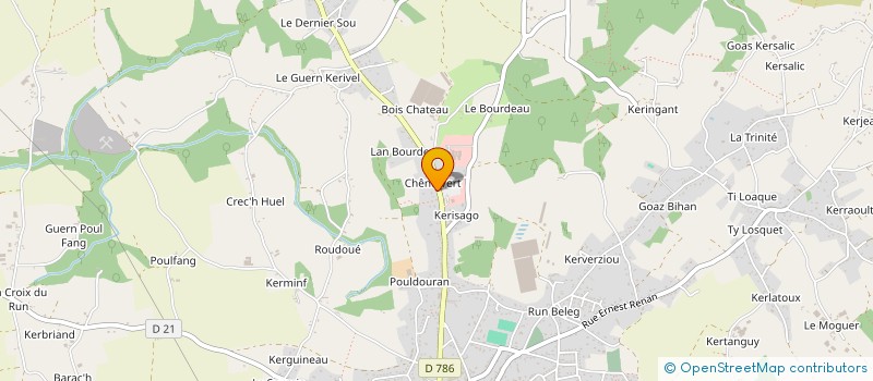 localisation de l'entreprise V2LDIS  PLOUHA