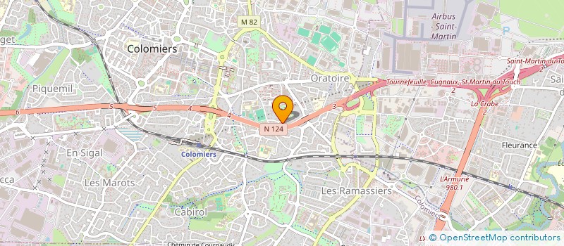localisation de l'entreprise V2LR à COLOMIERS