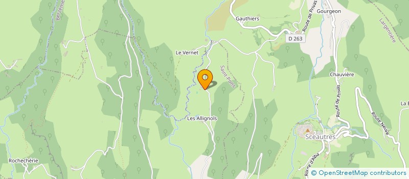 localisation de l'entreprise V2M  SAINT-PONS