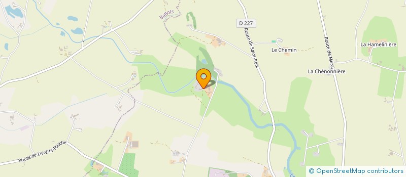 localisation de l'entreprise V2M  LIVRE-LA-TOUCHE