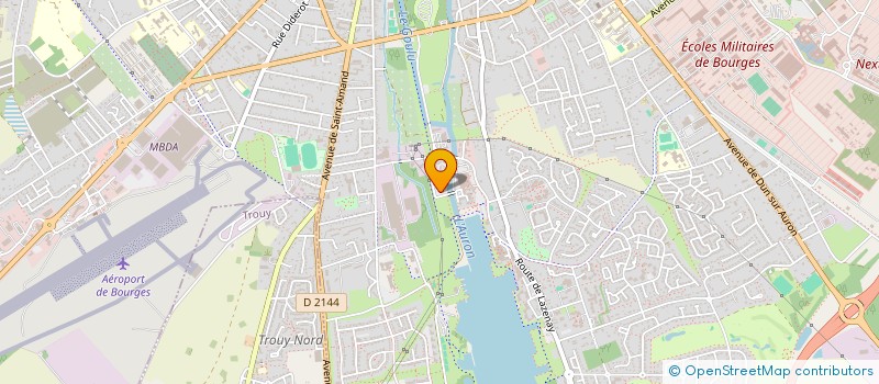 localisation de l'entreprise V2M  BOURGES
