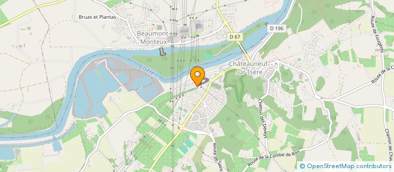 localisation de l'entreprise V2M IS  CHATEAUNEUF-SUR-ISERE