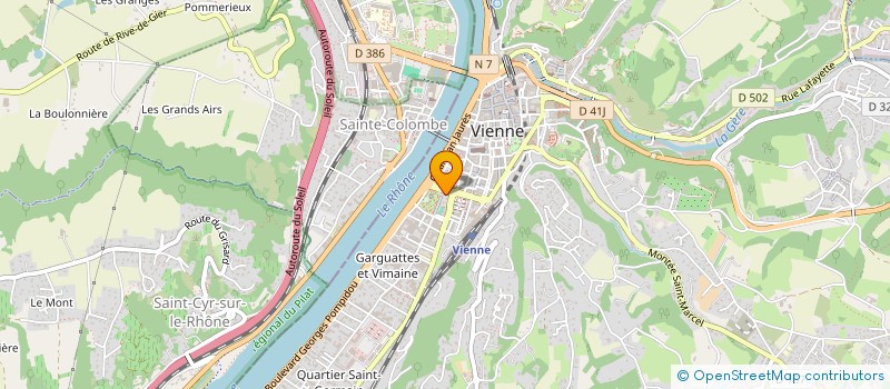 localisation de l'entreprise V2M JOBS à VIENNE
