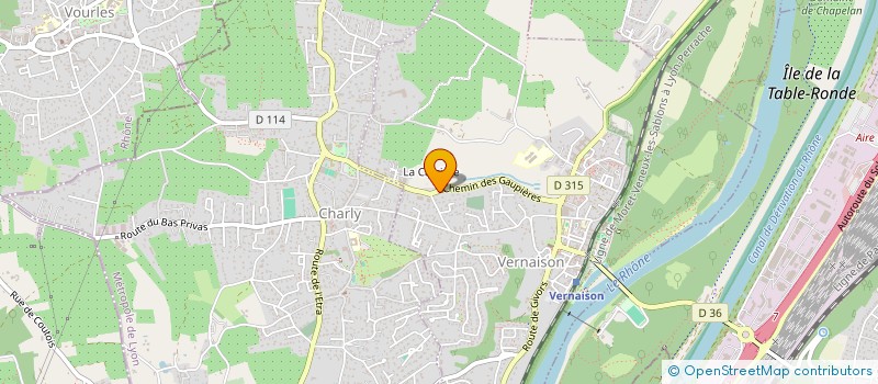 localisation de l'entreprise V2M MANAGEMENT  VERNAISON