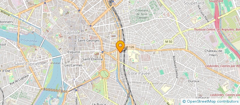 localisation de l'entreprise V2MAN à TOULOUSE