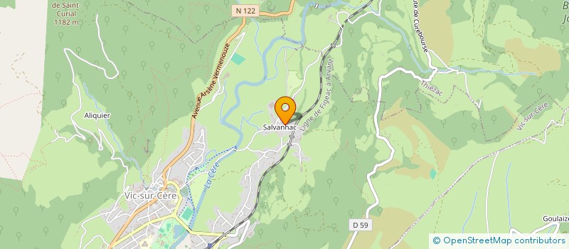 localisation de l'entreprise V2MS2 à VIC-SUR-CERE