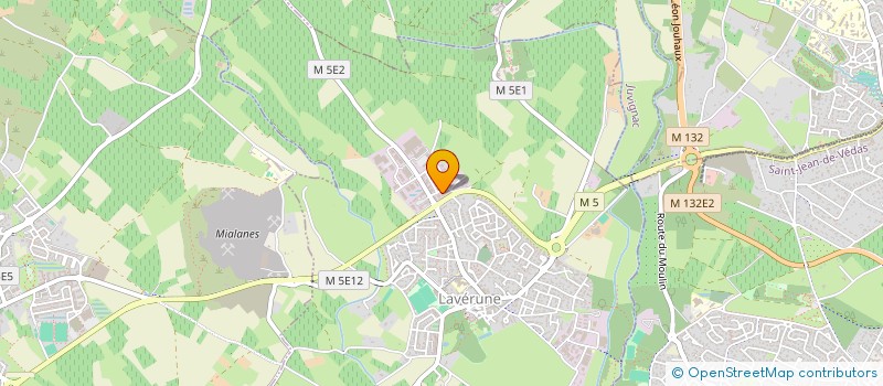 localisation de l'entreprise V2O ENERGIE à LAVERUNE