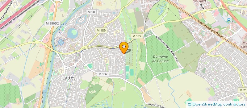 localisation de l'entreprise V2P à LATTES