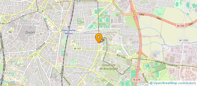 localisation de l'entreprise V2P OCCITANIE à DIJON