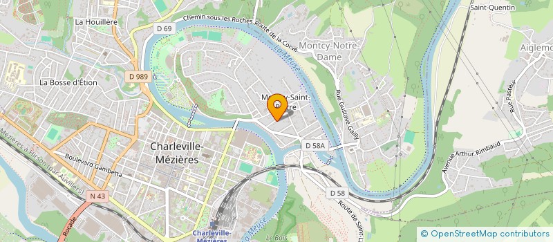 localisation de l'entreprise V2P3G  CHARLEVILLE-MEZIERES